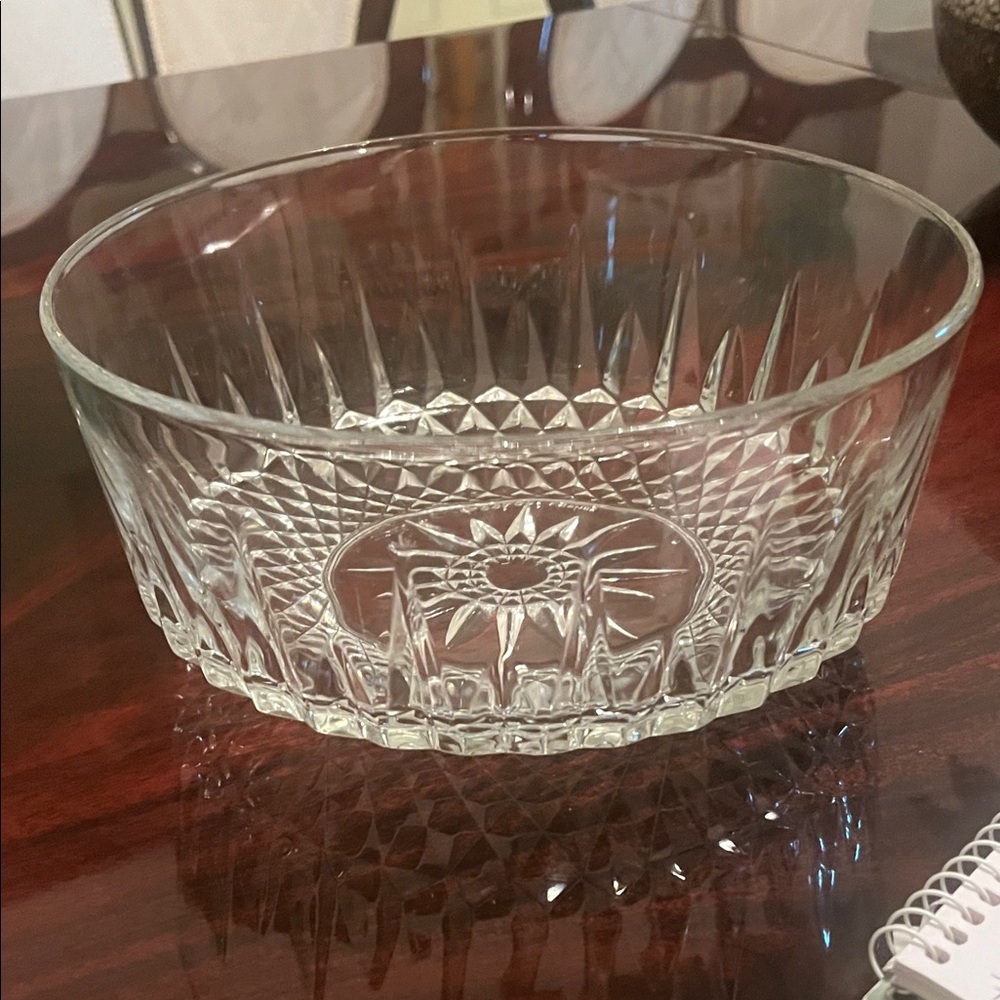 Elegant Clear Glass Bowl